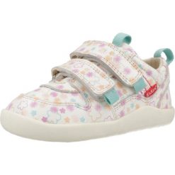 Buty KICKERS KICK FRAPY Biały. Białe obuwie sportowe damskie Kickers, bez wzorów, ze skóry, na fitness i siłownię. Za 186.99 zł.