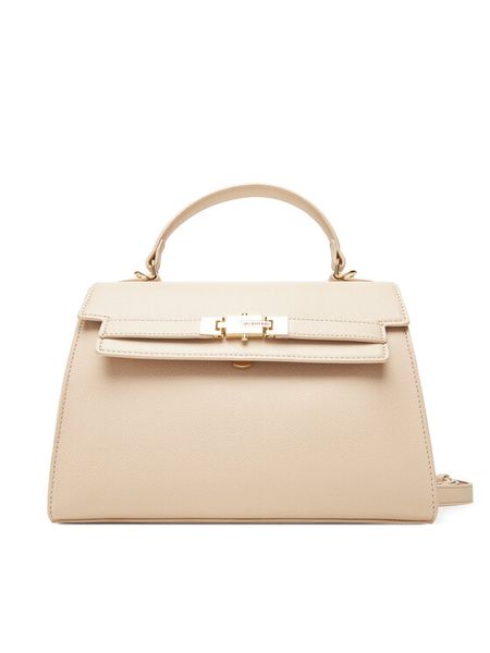 Valentino Torebka Fae Re VBS9AD37 Écru. Torebki do ręki damskie Valentino, bez wzorów, ze skóry, bez dodatków. Za 419.99 zł.