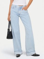 ONLY Jeansy Ella 15368955 Błękitny Wide Leg. Niebieskie jeansy damskie Only. Za 169.99 zł.