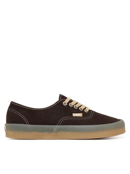 Vans Tenisówki Authentic VN000D7Y3N11 Brązowy. Brązowe trampki i tenisówki damskie Vans, bez wzorów, ze skóry, bez zapięcia. Za 255.99 zł.