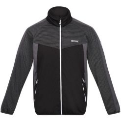 Kurtka Softshell Regatta Yare VI dla Mężczyzn - Komfort i Ochrona. Czarne kurtki sportowe męskie Regatta, m, bez wzorów, z softshellu, trekkingowe. Za 235.99 zł.