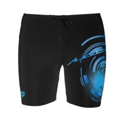 Spodenki kąpielowe chłopięce kąpielówki basen Arena Mid Jammer Goal. Czarne kąpielówki dla chłopców Arena, bez wzorów. Za 71.98 zł.