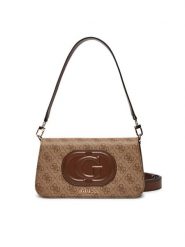 Guess Torebka HWESG9 51320 Beżowy. Brązowe torebki do ręki damskie Guess, z aplikacjami, ze skóry, bez dodatków. Za 339.99 zł.