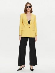 Marella Marynarka Estella 2413041131 Żółty Oversize. Żółte żakiety damskie Marella, bez wzorów, z syntetyku. Za 689.00 zł.