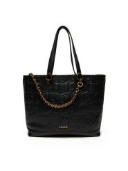 Liu Jo Torebka Ecs M Tote AA5197 E0538 Czarny. Czarne torebki do ręki damskie Liu Jo, bez wzorów, ze skóry, bez dodatków. Za 399.99 zł.