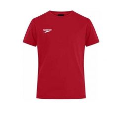 Koszulka T-Shirt damski Speedo Club Plain Tee. Białe koszulki sportowe damskie Speedo, m, bez wzorów, bez kołnierzyka, bez ramiączek. Za 73.79 zł.