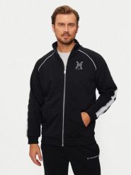 Richmond X Bluza Bongi UMA24004FE Czarny Regular Fit. Czarne bluzy męskie Richmond X, m, bez wzorów, z bawełny, bez kaptura. Za 469.99 zł.