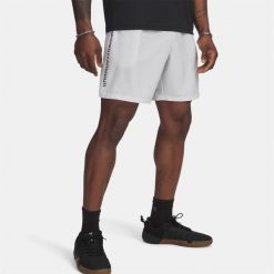 Spodenki Męskie Under Armour Treningowe Szybkoschnące Tech Wordmark. Białe buty sportowe męskie Under Armour, m, bez wzorów, na fitness i siłownię. W wyprzedaży za 95.37 zł.