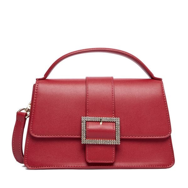 Torebka Nine West. Czerwone torebki do ręki damskie Nine West, bez wzorów, klasyczne, bez dodatków. Za 199.99 zł.