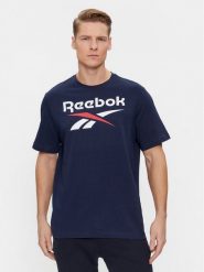 Reebok T-Shirt IM1620 Niebieski. Niebieskie koszulki sportowe męskie Reebok, m, bez wzorów, z bawełny, bez kołnierzyka, bez ramiączek, na fitness i siłownię. Za 49.99 zł.