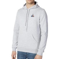 Bluza sportowa z kapturem męska ESS Hoody N°2 M. Szare bluzy męskie le coq sportif, m, bez wzorów, z bawełny, z kapturem. Za 331.60 zł.
