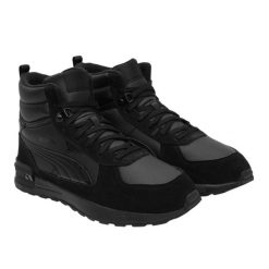 Męskie Buty Gravition Leather Mid. Czarne trekkingi męskie Puma, trekkingowe. Za 430.99 zł.