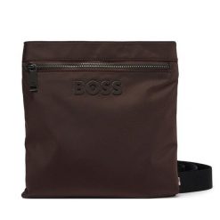 Saszetka BOSS. Brązowe saszetki męskie Boss, młodzieżowe, małe. Za 449.99 zł.