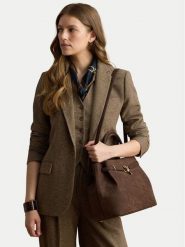 LAUREN RALPH LAUREN Torebka 431P18464003 Brązowy ciemny. Brązowe torebki do ręki damskie Lauren Ralph Lauren, bez wzorów, z nubiku, bez dodatków. Za 2,399.00 zł.