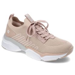 Różowe Sneakersy Big Star Damskie Stylowe Buty. Czerwone półbuty damskie Big Star, bez wzorów, biznesowe, bez obcasa, na platformie, bez zapięcia. Za 199.00 zł.