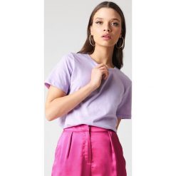 NA-KD Basic T-shirt basic - Purple. T-shirty damskie marki NA-KD Basic. Za 52.95 zł.