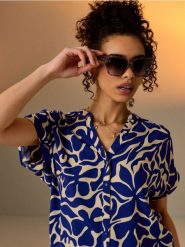 Okulary przeciwsłoneczne w oprawkach w panterkę z gradientowymi szkłami - wielobarwny. Okulary przeciwsłoneczne damskie Sinsay. Za 19.99 zł.