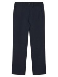 Guess Spodnie materiałowe L6RB11 KAE30 Granatowy Regular Fit. Niebieskie spodnie materiałowe dla chłopców Guess, z aplikacjami, z materiału. Za 289.99 zł.