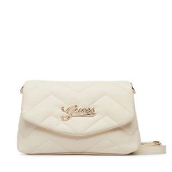 Torebka Guess. Białe listonoszki damskie Guess, z aplikacjami, bez dodatków. Za 264.99 zł.