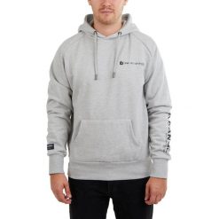 Bluza męska Fundango Dixon z kapturem. Białe bluzy męskie Fundango, m, bez wzorów, z bawełny, z kapturem. Za 199.90 zł.