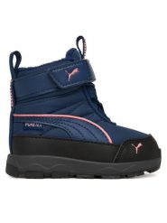 Puma Śniegowce Evolve Boot Puretex Ac+Inf 392650 07 Granatowy. Niebieskie buty zimowe chłopięce Puma, bez wzorów, z materiału, bez zapięcia. Za 279.99 zł.