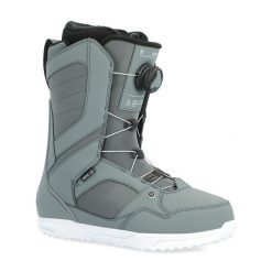 Buty snowboardowe damskie RIDE Sage slate. Szare obuwie sportowe damskie RIDE, bez wzorów, snowboardowy. Za 629.00 zł.