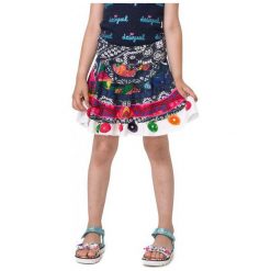 Desigual Spódnica Dziewczęca Argençola 116 Wielokolorowy. Szare spódniczki dla dziewczynek Desigual. W wyprzedaży za 109.00 zł.