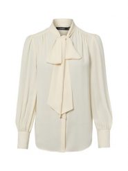 Lauren Ralph Lauren Rozkloszowana bluzka damska Kobiety Sztuczne włókno żółty jednolity, M. Żółte bluzki damskie Lauren Ralph Lauren, m, bez wzorów, z włókna, eleganckie, bez kołnierzyka, bez ramiączek. Za 849.95 zł.