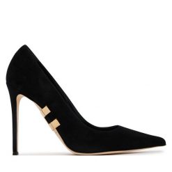 Szpilki Elisabetta Franchi. Czarne szpilki damskie Elisabetta Franchi, bez wzorów, bez obcasa, bez zapięcia. Za 2,509.00 zł.