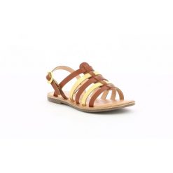 Sandały dziewczęce KICKERS DIXON. Brązowe sandały dziewczęce Kickers, bez zapięcia. Za 79.99 zł.