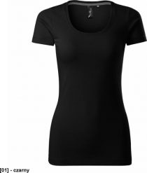 MALFINI Action 152 - ADLER - Koszulka damska, 180 g/m, 5% elastan, 95% bawełna, - czarny M. Czarne t-shirty damskie Malfini, m, bez wzorów, z bawełny, bez kołnierzyka. Za 37.94 zł.