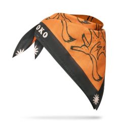 Turystyczna bandana rowerowa Kolarstwo Siroko Embrace Orange. Brązowe czapki i kapelusze damskie SIROKO, bez wzorów, z materiału, sportowe. Za 63.00 zł.