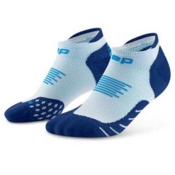 Damskie skarpety kompresyjne do biegania stopki sportowe Core Run. Białe skarpety damskie CEP, bez wzorów, z elastanu. Za 69.00 zł.