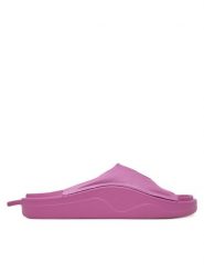 Adidas by Stella McCartney Klapki Slide JS0266 Różowy. Czerwone klapki damskie adidas by Stella McCartney, bez wzorów, z materiału, sportowe, bez obcasa. Za 279.99 zł.