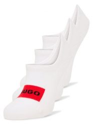 HUGO skarpety do trampek w 3-paku Mężczyźni drobna dzianina biały, 39-42. Białe skarpety męskie Hugo, bez wzorów, z bawełny. Za 84.95 zł.
