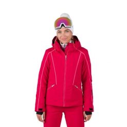 Kurtka narciarska Rossignol W Flat czerwona. Czerwone kurtki sportowe damskie Rossignol, na zimę, l, bez wzorów, bez kaptura, narciarskie. W wyprzedaży za 1,146.70 zł.
