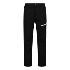 Spodnie slim z softshellu CMP. Czarne spodnie sportowe męskie CMP, na lato, bez wzorów, z softshellu, trekkingowe. Za 342.55 zł.