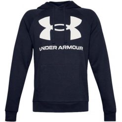 Męska Bluza Polarowa Rival. Czarne bluzy męskie Under Armour, m, bez wzorów, z polaru, bez kaptura. Za 311.99 zł.