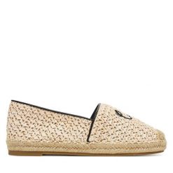 Espadryle DeeZee. Brązowe espadryle damskie DeeZee, bez wzorów, bez obcasa, bez zapięcia. Za 119.99 zł.