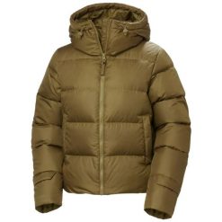 Damska kurtka z kapturem Helly Hansen Essence Down. Brązowe kurtki damskie Helly Hansen, l, bez wzorów, z poliamidu, z kapturem. Za 1,137.50 zł.