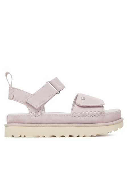 Ugg Sandały W Goldenstar 1136783 Fioletowy. Fioletowe sandały damskie UGG, bez wzorów, ze skóry, bez obcasa, na płaskiej podeszwie, bez zapięcia. Za 599.99 zł.