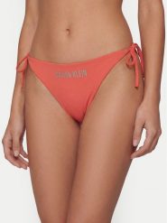 Calvin Klein Swimwear Dół od bikini LV00Q61220 Różowy. Czerwone bikini damskie Calvin Klein Swimwear, xs, bez wzorów. Za 189.99 zł.