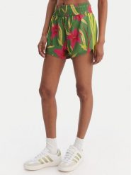 Adidas Szorty sportowe Farm Rio Pacer KD4624 Zielony Loose Fit. Zielone szorty sportowe damskie Adidas, s, bez wzorów, z syntetyku, sportowe, na fitness i siłownię. Za 179.99 zł.