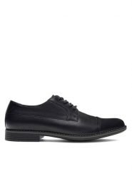 Lanetti Półbuty M16SS025-33 Czarny. Czarne eleganckie półbuty Lanetti, z tworzywa sztucznego, wizytowe, bez zapięcia. Za 129.99 zł.