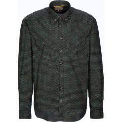 Koszula "Tom" - Regular fit - w kolorze zielono-czarnym. Zielone koszule męskie Camel Active, m, bez wzorów, z bawełny, bez kołnierzyka, bez ramiączek. W wyprzedaży za 109.95 zł.
