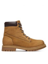 Tommy Hilfiger Trapery Flex Th Outdoor W Nbk Boot FM0FM05563 Brązowy. Brązowe śniegowce i trapery męskie Tommy Hilfiger, z nubiku, bez zapięcia. Za 719.99 zł.