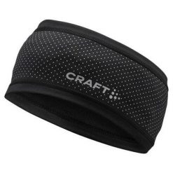 Bandana Craft Lumen 2. Czarne czapki i kapelusze damskie Craft, bez wzorów, sportowe. Za 200.00 zł.
