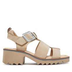Sandały Ara. Brązowe sandały damskie Ara, bez wzorów, bez obcasa, na słupku, bez zapięcia. Za 369.99 zł.