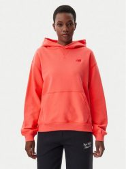New Balance Bluza WT41537 Pomarańczowy Relaxed Fit. Brązowe bluzy damskie New Balance, s, bez wzorów, z bawełny, bez kaptura. Za 229.99 zł.