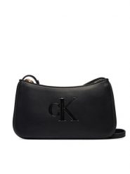 Calvin Klein Torebka Bold Ck Mini Bag LV04F1125G Czarny. Czarne torebki do ręki damskie Calvin Klein, bez wzorów, ze skóry, bez dodatków. Za 289.99 zł.